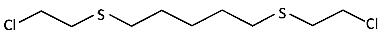 1,5-Bis(2-chloroethylthio)-n-pentane 