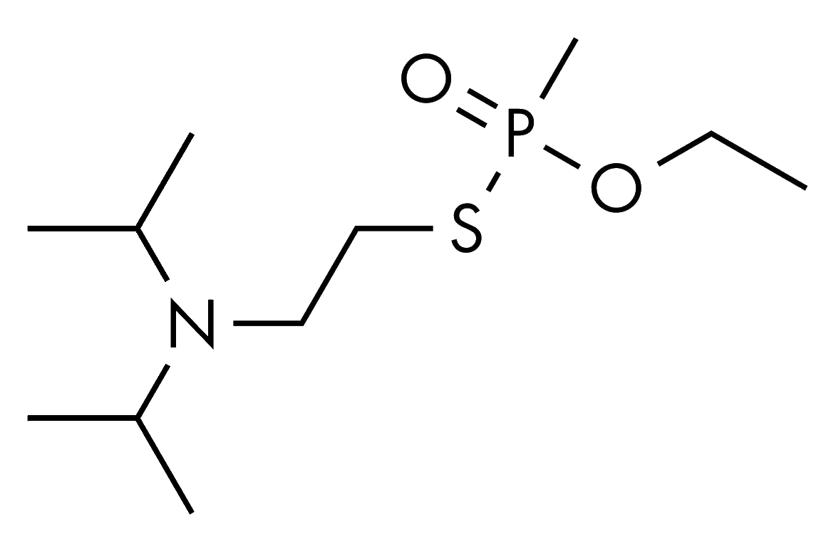O-Ethyl S-2-diisopropylaminoethyl methyl phosphonothiolate